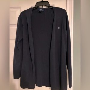 Lands End Chase uniform size M dark blue cardigan.